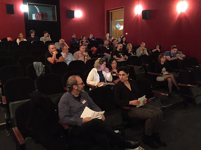 Albanian Cinema Project's Founding Director Regina Longo (front row, center) with participants in this year's inaugural Archives in Motion workshops.